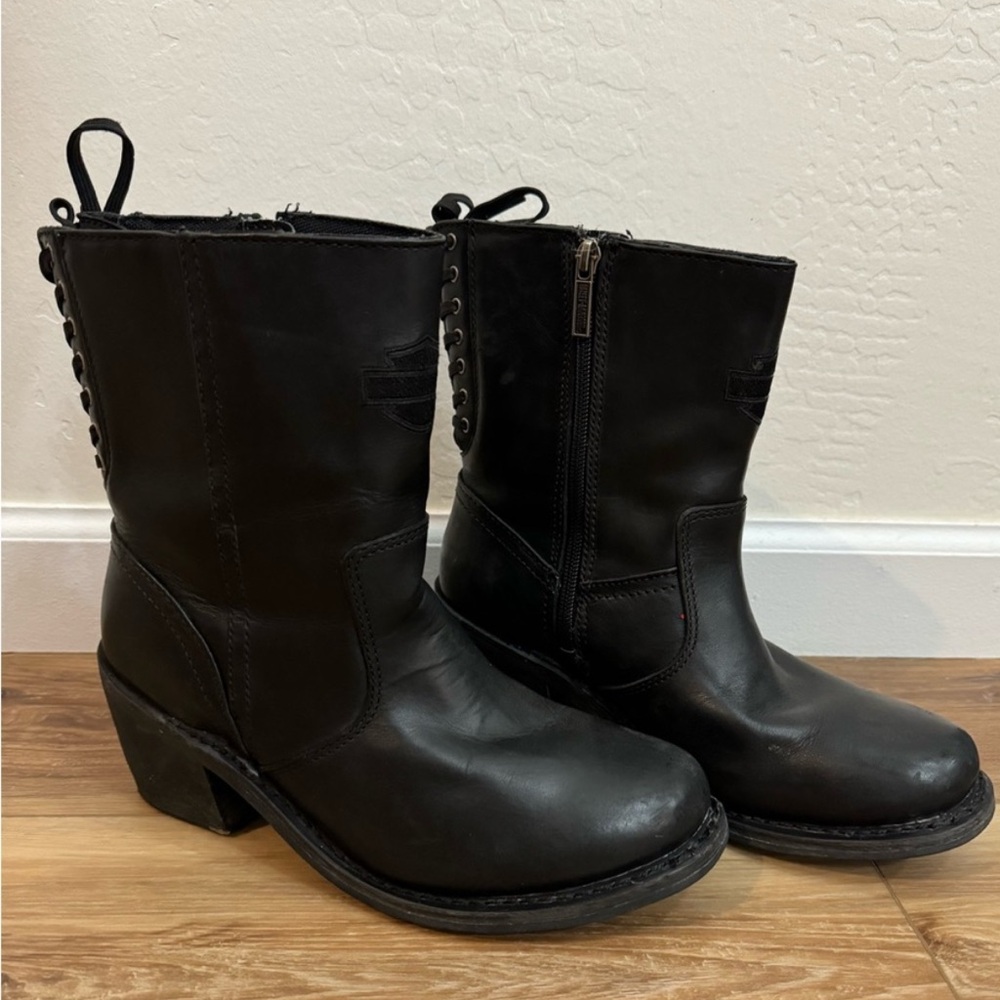 Harley Davidson Leather Boots